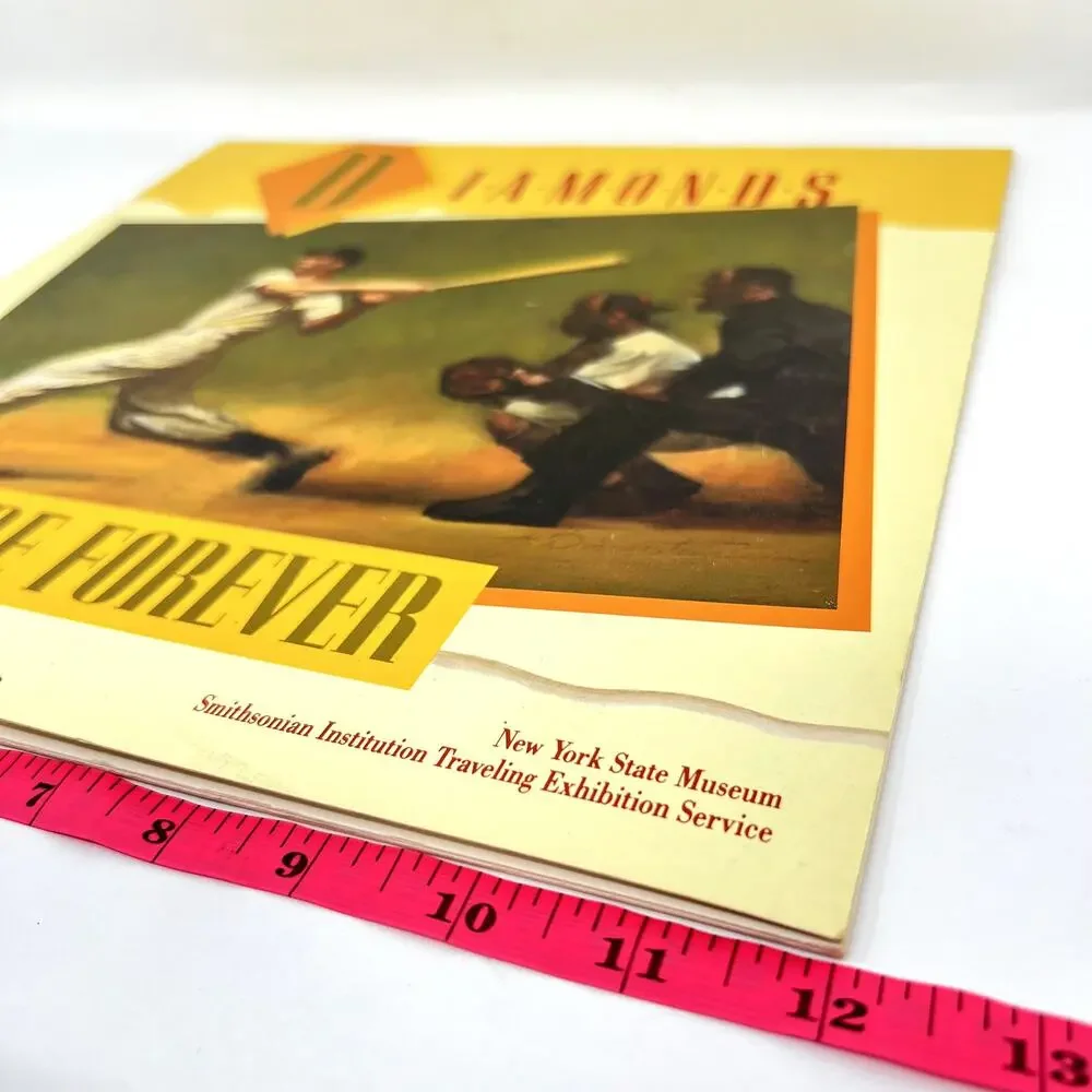 Diamonds are Forever 91 Calendar Smithsonian 89 Baseball Sports VTG Collect RARE